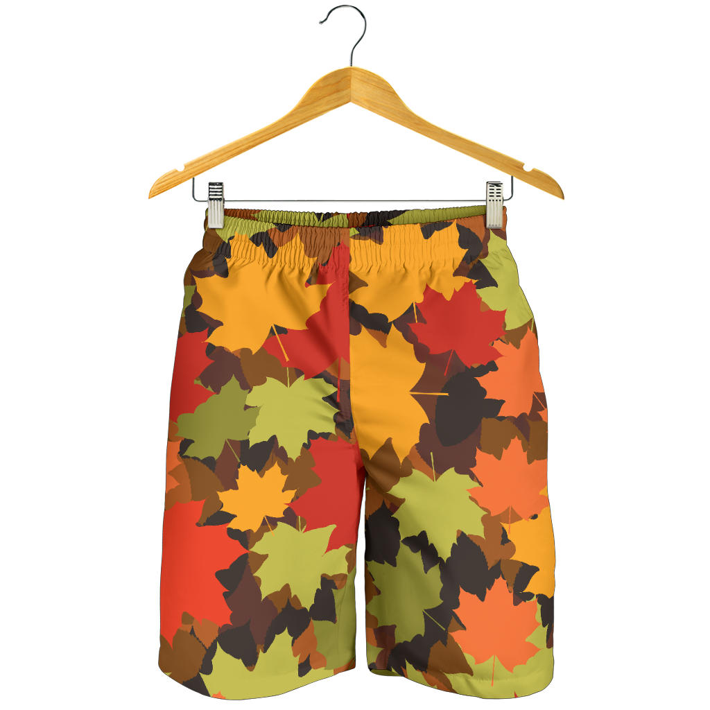 Maple Leaf Pattern Print Design 05 Mens Shorts
