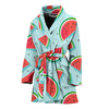 Watermelon Pattern Print Design WM03 Women Bathrobe