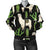 Llama Cactus Pattern Print Design 011 Women's Bomber Jacket