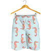 SeaHorse Pattern Print Design 01 Mens Shorts