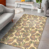 Dahlia Pattern Print Design DH09 Area Rugs