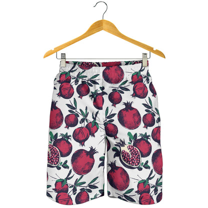 Pomegranate Pattern Print Design PG01 Mens Shorts