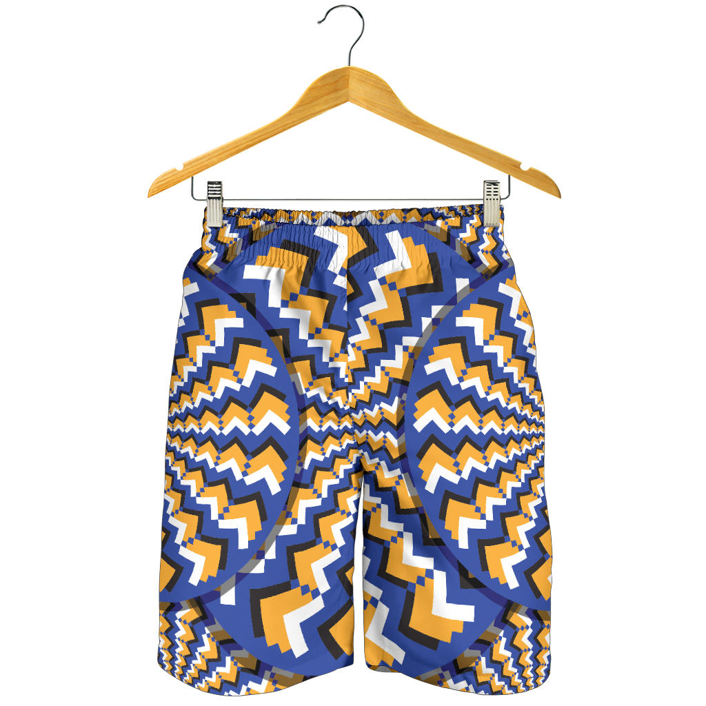 Optical illusion Pattern Print Design A01 Mens Shorts