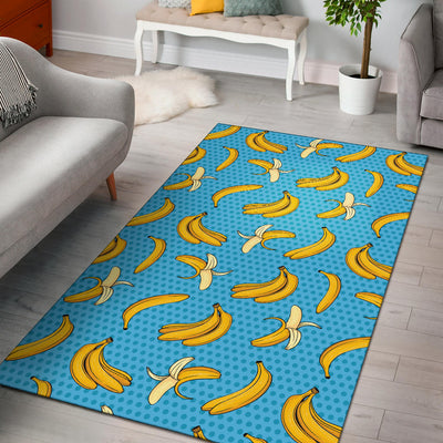Banana Pattern Print Design BA08 Area Rugs