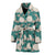 Hydrangea Pattern Print Design HD03 Women Bathrobe