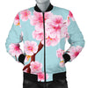 Cherry Blossom Pattern Print Design CB04 Men Bomber Jacket