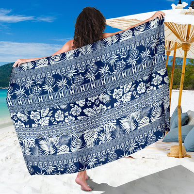 Hawaiian Themed Pattern Print Design H020 Sarong Pareo Wrap
