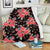 Camellia Pattern Print Design CM03 Fleece Blanket