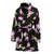 Morning Glory Pattern Print Design MG02 Women Bathrobe