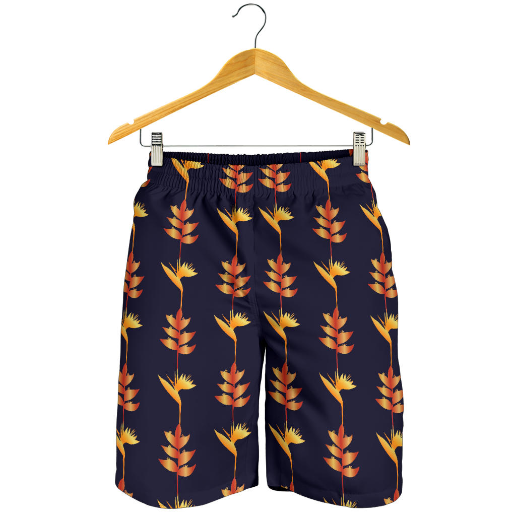 Heliconia Pattern Print Design HL06 Mens Shorts