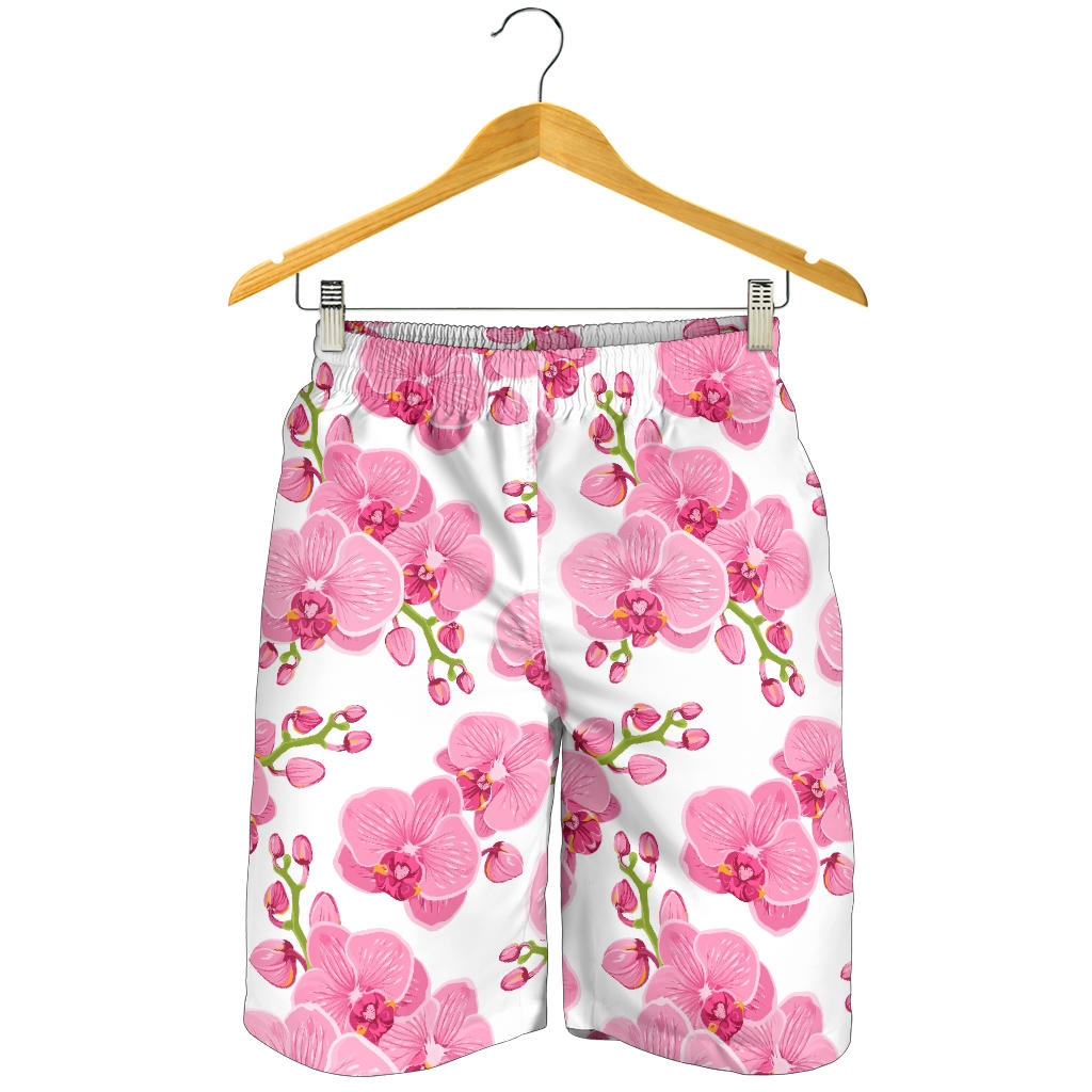 Orchid Pink Pattern Print Design OR07 Mens Shorts