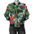 Bird Of Paradise Pattern Print Design BOP06 Women Bomber Jacket