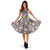 Daisy Pattern Print Design DS011 Midi Dress