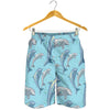 Dolphin Print Pattern Mens Shorts