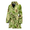 Avocado Pattern Print Design AC03 Women Bathrobe