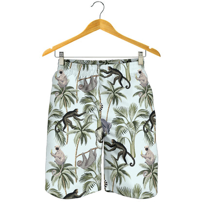 Rainforest Pattern Print Design RF04 Mens Shorts
