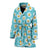 Daisy Pattern Print Design DS03 Women Bathrobe