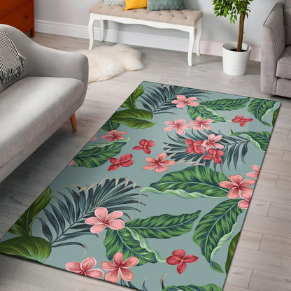 Plumeria Pattern Print Design PM027 Area Rugs