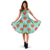 Strawberry Pattern Print Design SB06 Midi Dress