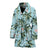 Palm Tree Pattern Print Design PT05 Women Bathrobe