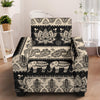 Elephant Hansa Lotus Pattern Armchair Slipcover