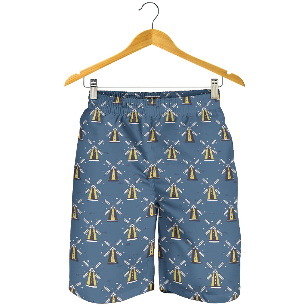 Windmill Pattern Print Design 03 Mens Shorts
