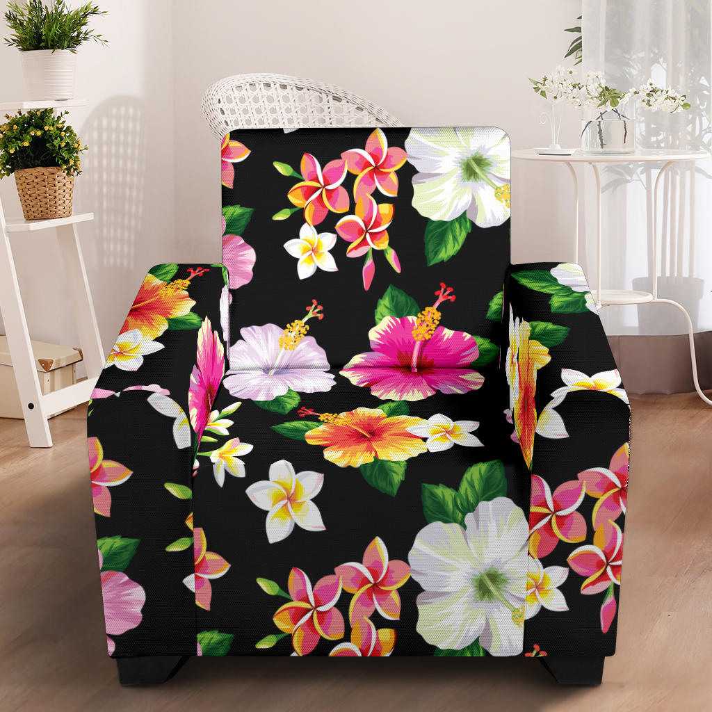 Hibiscus Pattern Print Design HB025 Armchair Slipcover