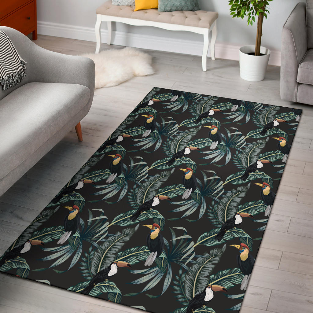 Rainforest Pattern Print Design RF06 Area Rugs