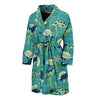 Sea Turtle Pattern Print Design T08 Men Bathrobe