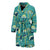 Sea Turtle Pattern Print Design T08 Men Bathrobe