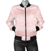 Marble Pattern Print Design 03 Women's Bomber Jacket