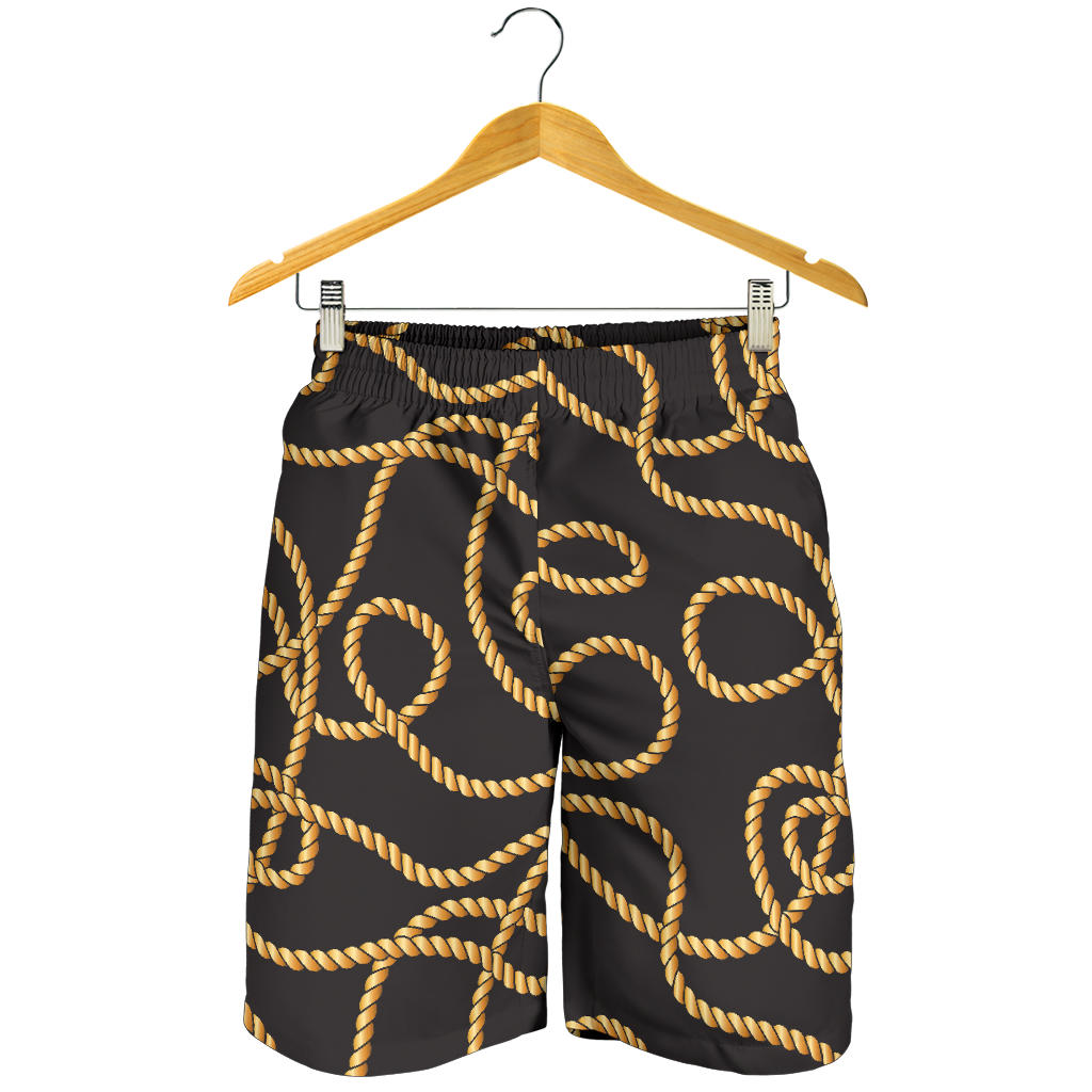 Rope Pattern Print Design A04 Mens Shorts