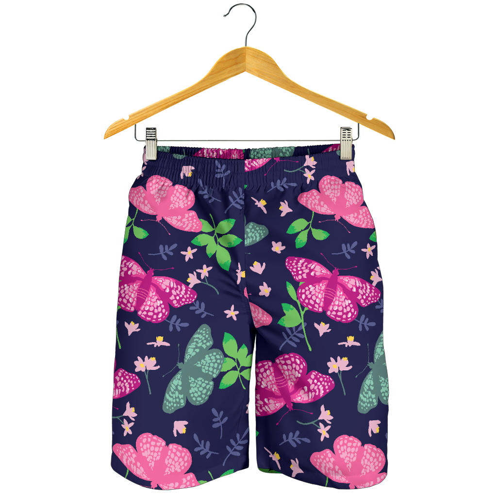 Monarch Butterfly Pattern Print Design 03 Mens Shorts