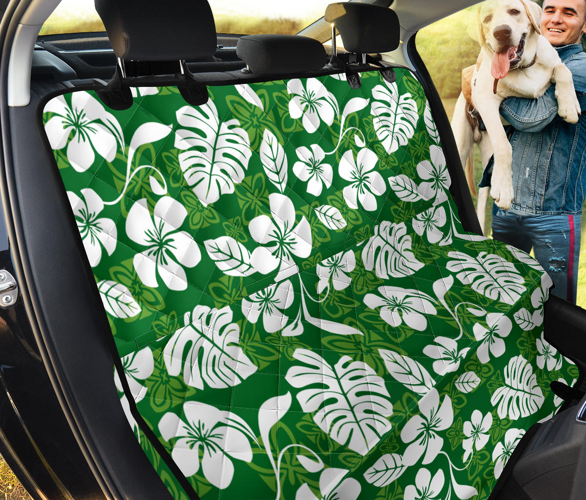 Hawaiian Themed Pattern Print Design H016 Rear Dog  Seat Cover