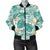 Bird Of Paradise Pattern Print Design 05 Women's Bomber Jacket