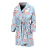 Donut Unicorn Pattern Print Design DN014 Men Bathrobe