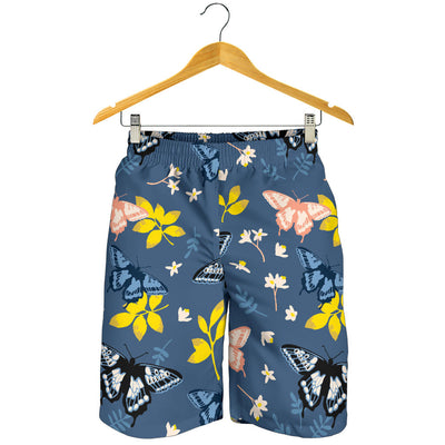 Monarch Butterfly Pattern Print Design 02 Mens Shorts