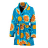 Grapefruit Pattern Print Design GF03 Women Bathrobe