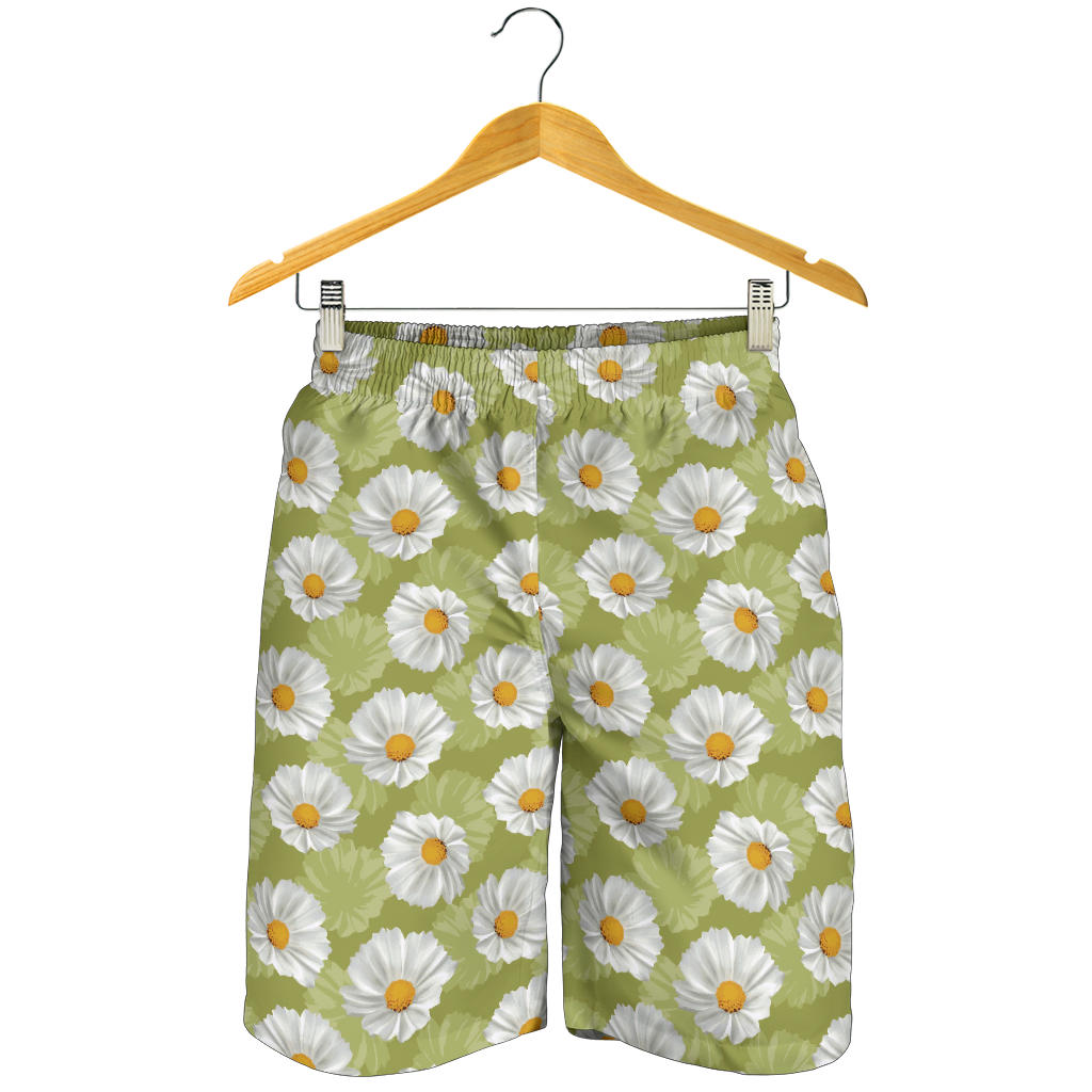 Daisy Pattern Print Design DS06 Mens Shorts