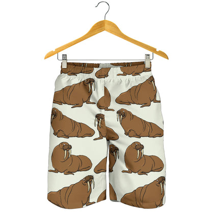 Walrus Pattern Print Design 03 Mens Shorts