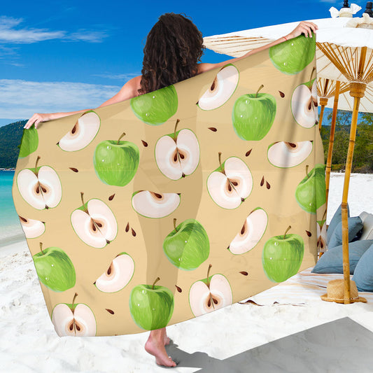 Apple Pattern Print Design AP07 Sarong Pareo Wrap
