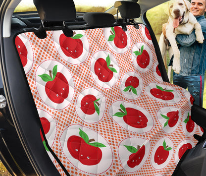 Apple Pattern Print Design AP08 Rear Dog  Seat Cover