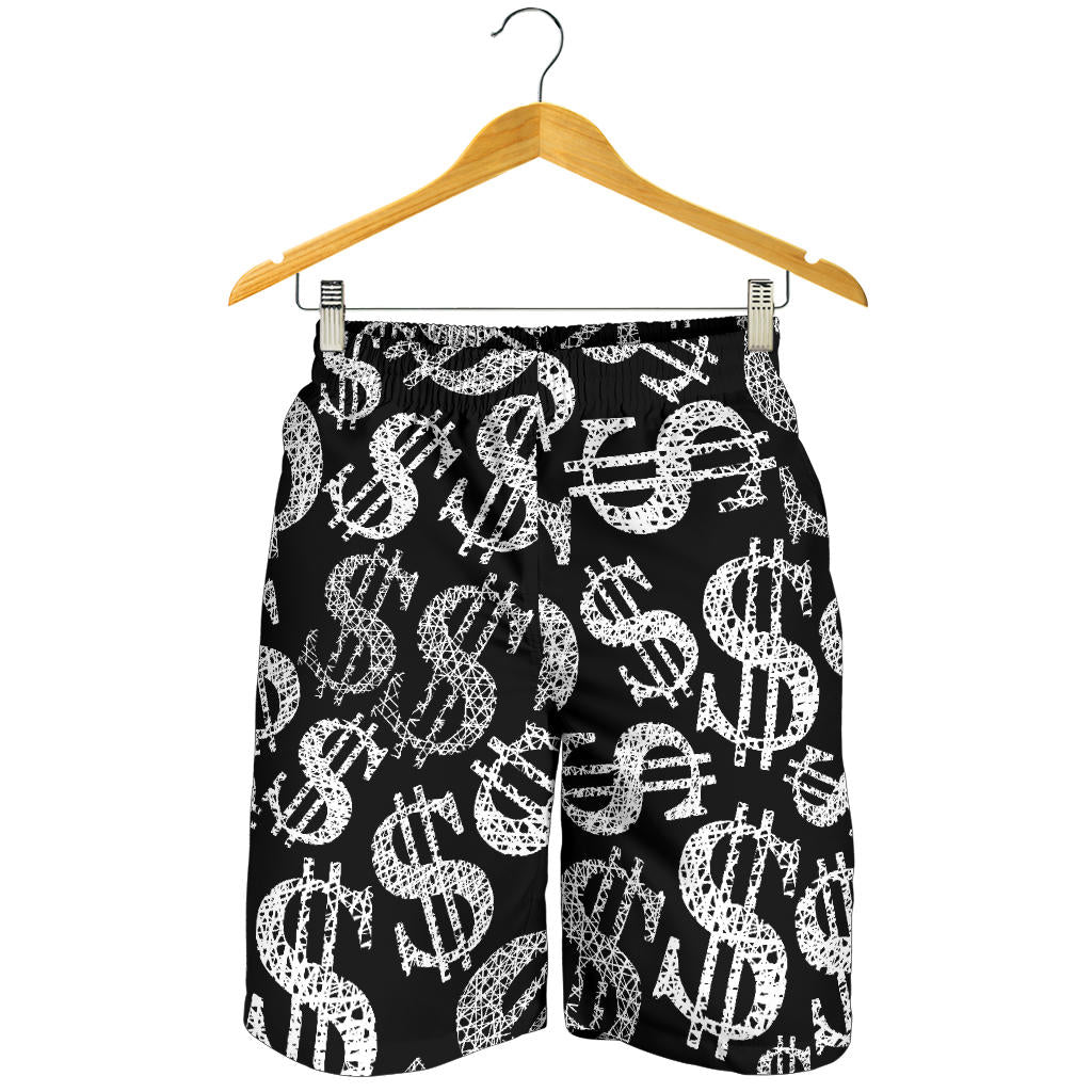 Money Pattern Print Design 02 Mens Shorts
