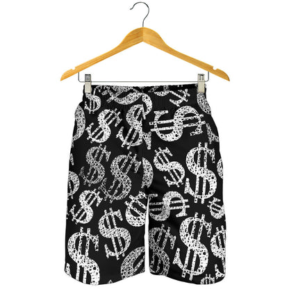 Money Pattern Print Design 02 Mens Shorts