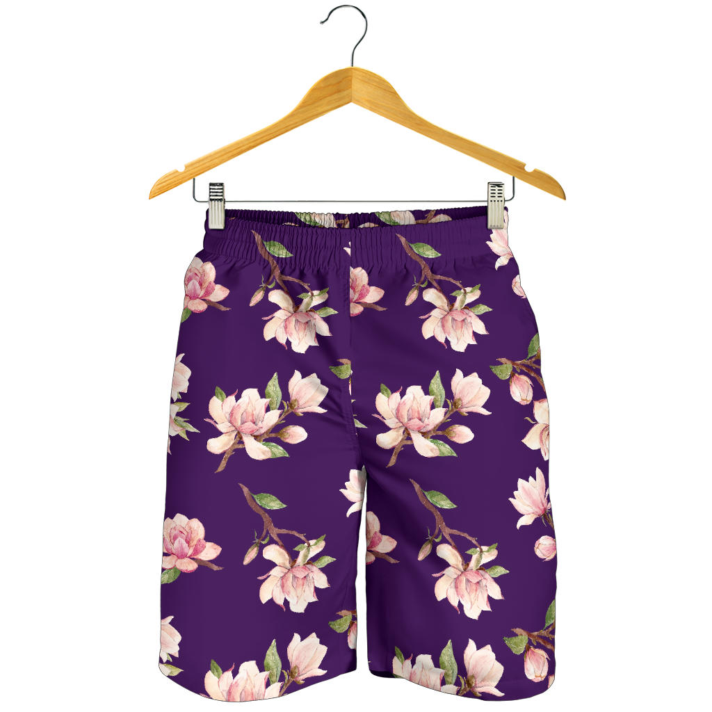 Magnolia Pattern Print Design MAG02 Mens Shorts