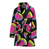 Watermelon Pattern Print Design WM07 Women Bathrobe