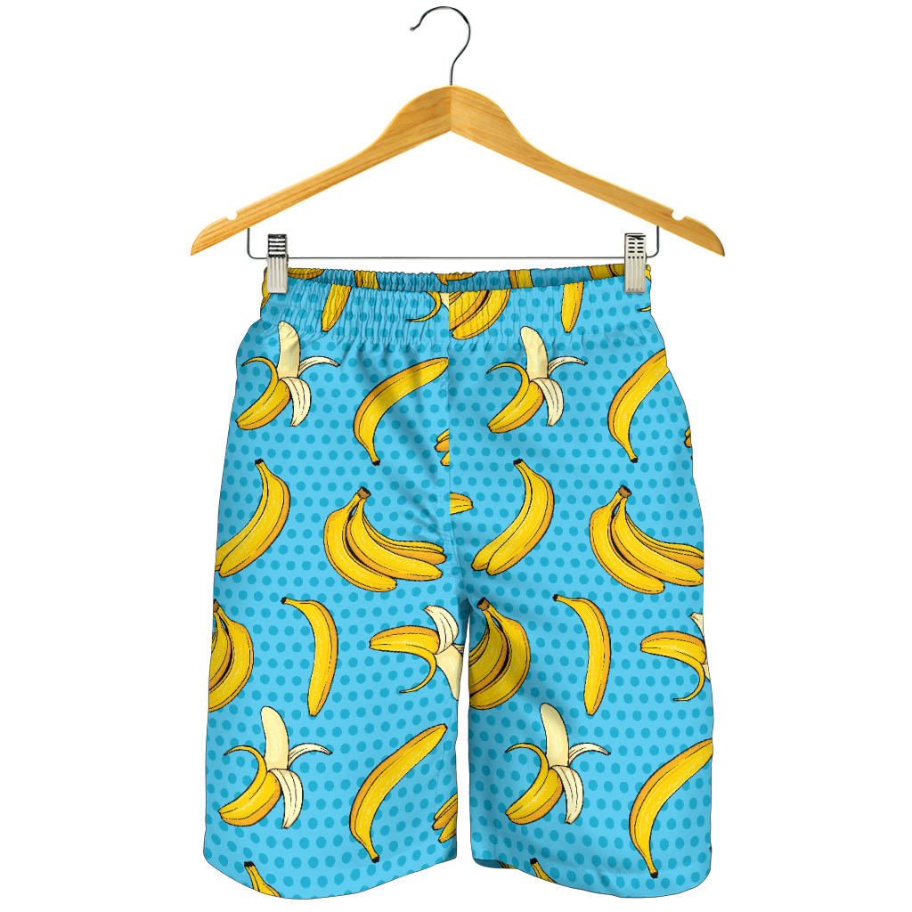 Banana Pattern Print Design BA08 Mens Shorts