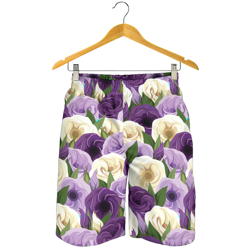 Lisianthus Pattern Print Design LT01 Mens Shorts