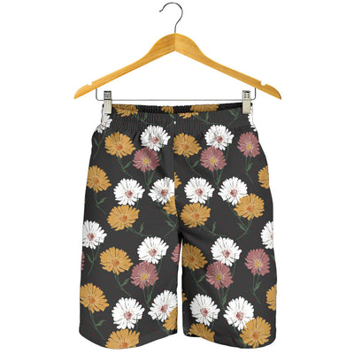 Daisy Pattern Print Design DS04 Mens Shorts