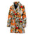 Lisianthus Pattern Print Design LT04 Women Bathrobe